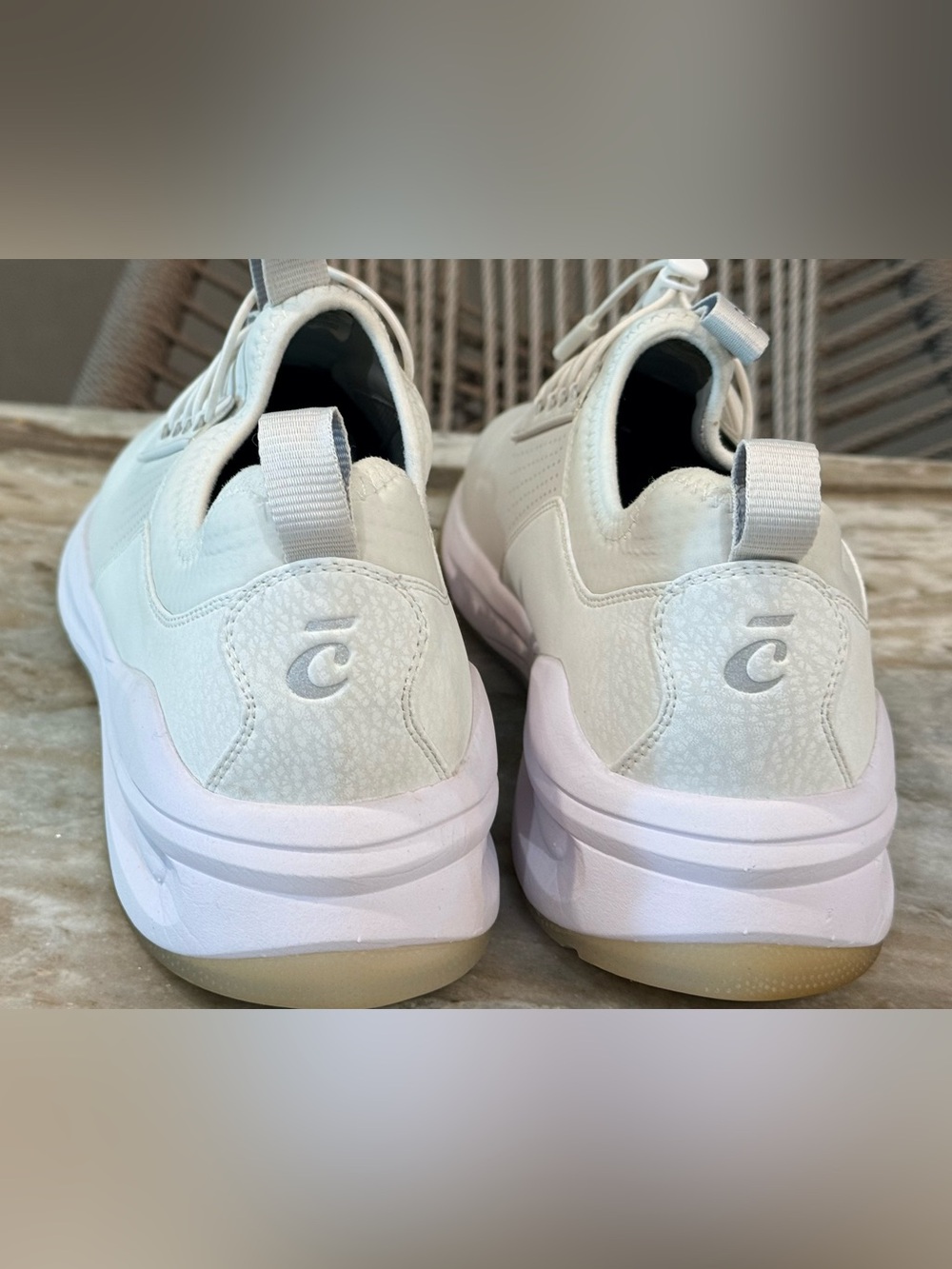 Women’s CLOVE Classic Brilliant white bungee athletic shoes- Size 10 - Picture 8 of 9